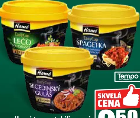 Hamé termostabilizovaný hotový pokrm