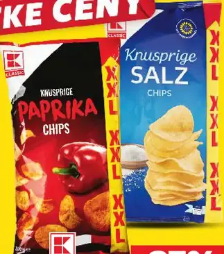 K-Classic Zemiakové lupienky rôzne druhy