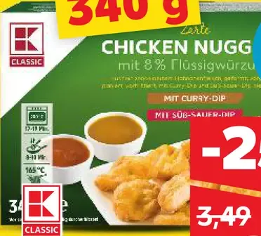 K-Classic Kuracie nugety s omáčkami