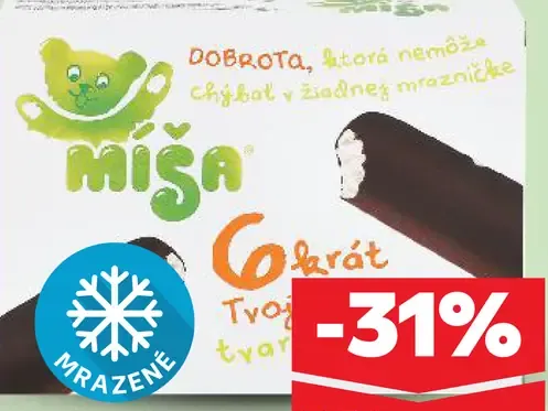 Mrazený tvarohový krém