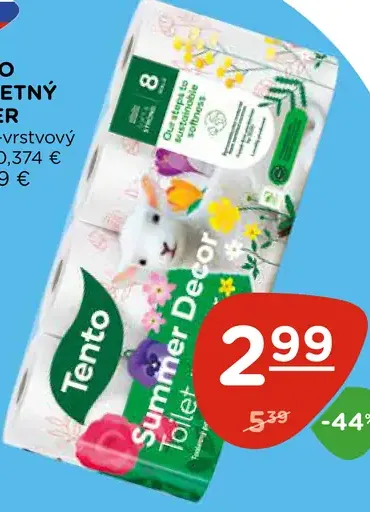 Tento toaletný papier Summer Decor