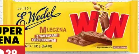Wedel Čokoláda mliečna WW