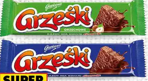 Grześki oblátky kakaové/lieskovoorieškové