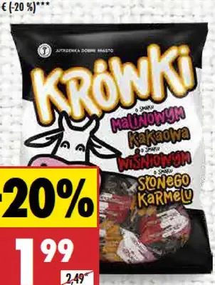 Cukríky Krówki rôzne príchute