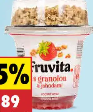 Fruvita Jogurt s granolou o jahodami