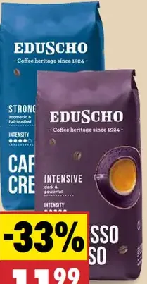 Eduscho Crema Strong/Espresso Intenso Káva zrnková