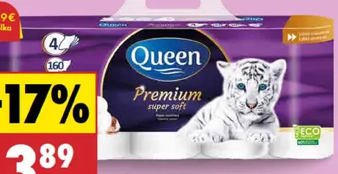 Queen Toaletný papier Premium 4-vrstvový