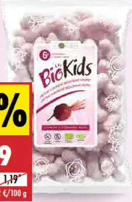 BioKids Detské chrumky s cviklou