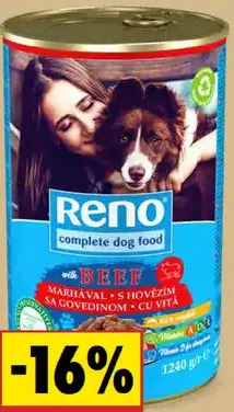 Krmivo pre psy v konzerve hovädzie Reno