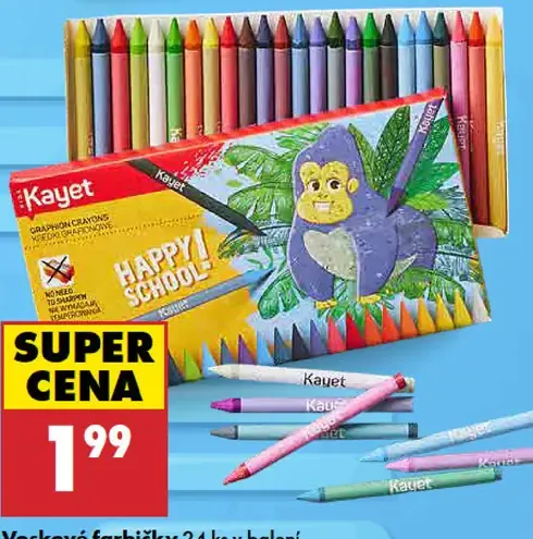 Kayet Voskové farbičky