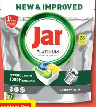Jar Platinum tablety do umývačky