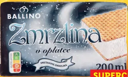 Ballino Zmrzlina v oplatce