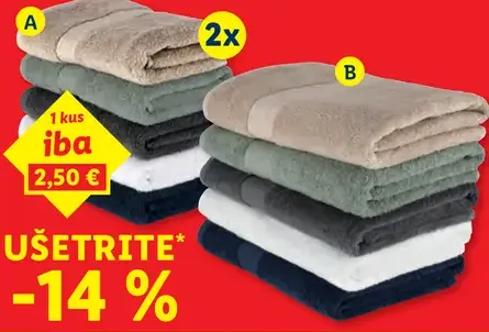 Livarno Home Froté uteráky/osušky