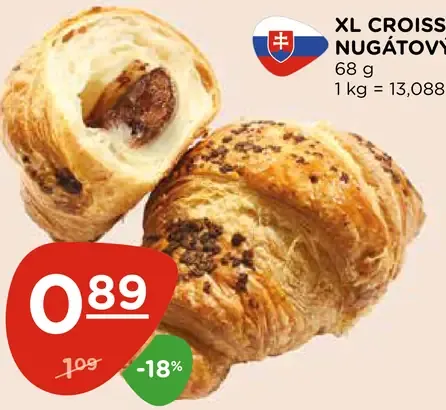XL Croissant Nugátový