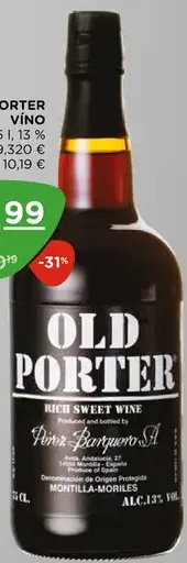 Old Porter víno