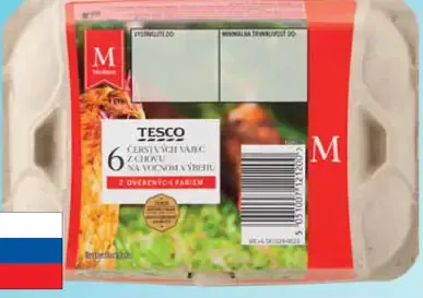Tesco vajcia