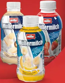 Müller Mliečny nápoj rôzne druhy Müllermilch