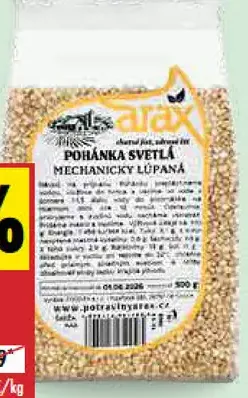 Arax Pohánka svetlá lúpaná