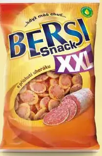 Snack s príchuťou údenáku Bersi