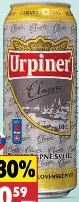 Urpiner Classic plechovka