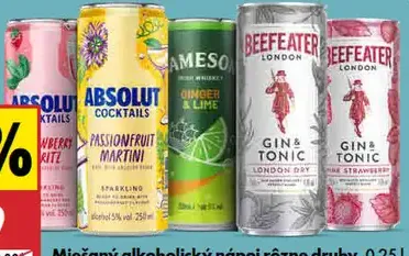 Absolut miešaný alkoholický nápoj