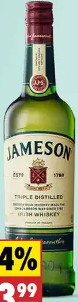 Jameson írska whisky 40%