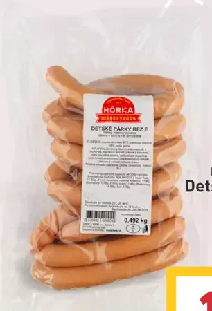 Gorca Detské párky bez E