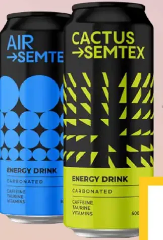 Semtex Energy energetický nápoj plechovka