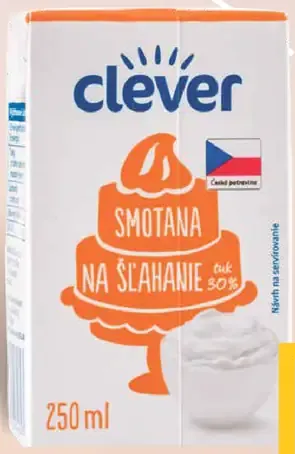 Clever smotana na šľahanie