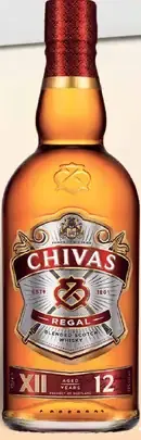 Chivas Regal 12-ročná škótska whisky