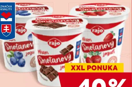 Rajo Mňam smotanový jogurt
