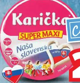 Tavený syr Karička Super Maxi