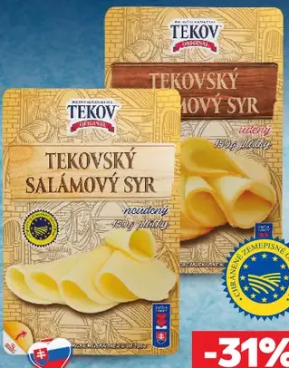 Tekovský salámový syr 45%