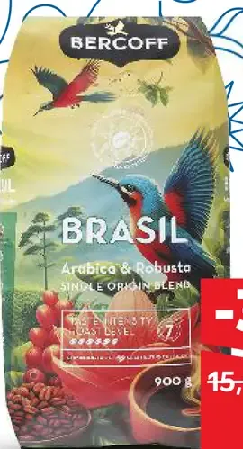 Bercor Brasil zrnková káva