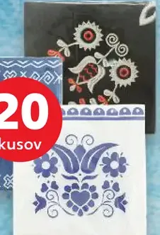 Servítky 3-vrstvové