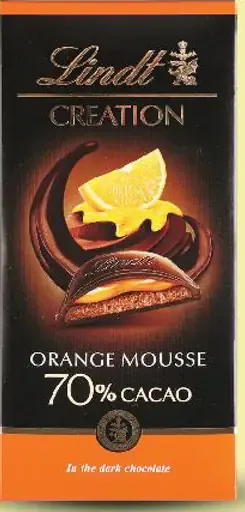 Lindt Čokoláda Orange Mousse