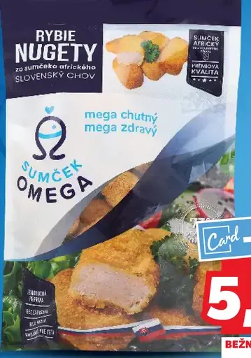 Šumček Omega rybie nuggety