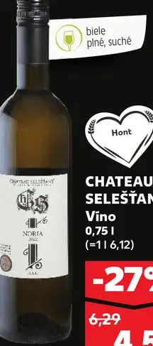 Chateau Selesťany Víno