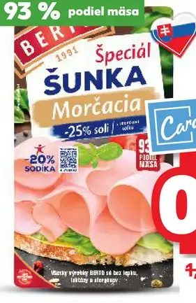 Berlinka Morčacia šunka