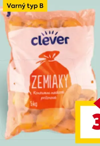 Clever zemiaky prané