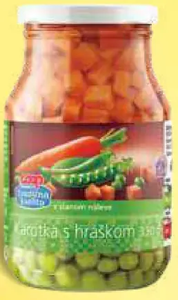 Tradičná kvalita Karotka s hráškom