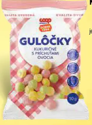 COOP Kukuřičné guľôčky s ovocnou príchuťou