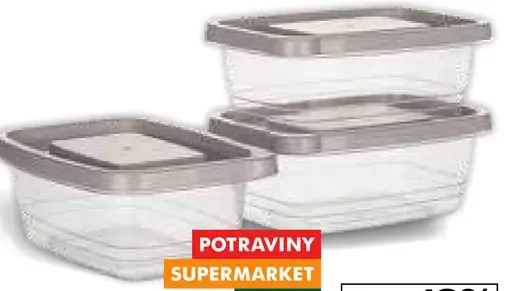 Plastové dózy na potraviny