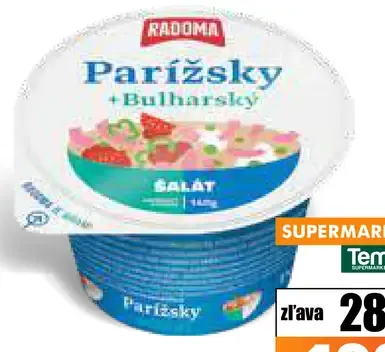 Radoma Parížsky + Bulharský šalát