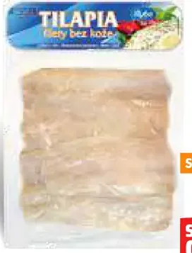 Tilapia filety bez kože hlboko zmrazené