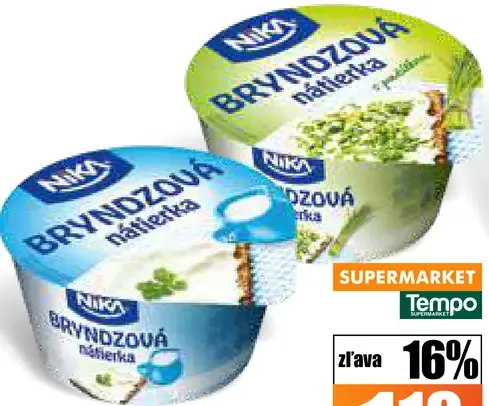 Niva bryndzová nátierka 2 druhy