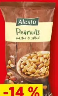 Alesto Arašidy pražené