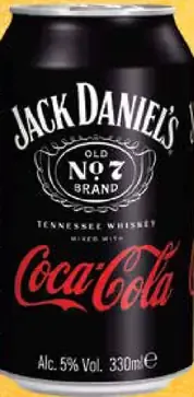 Jack Daniels & Coca Cola 5 %