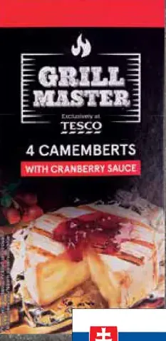Tesco Grill Master camembert s omáčkou