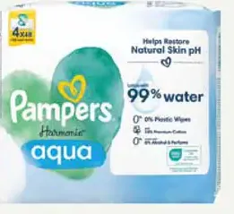 Pampers Harmonie aqua vlhčené utierky